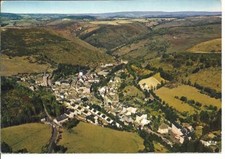 CHAUDES-AIGUES - vue générale aérienne