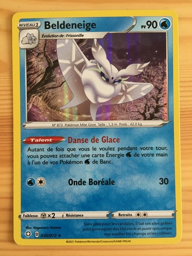 Carte pokémon holo beldeneige - carte,