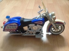Rare !!! Harley Davidson Police à piles (1994 BUDDY L) avec sons et éclairage !!