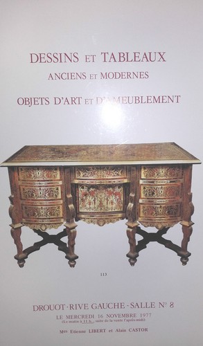 1977 catalogue vente - catalogue, drouot
