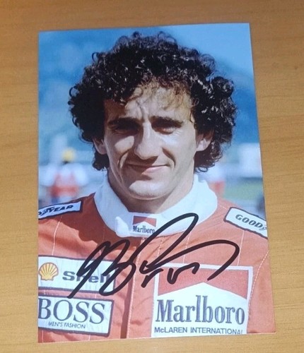 Autograph alain prost - alain,