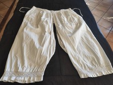 Culotte Ancienne Fendue Broderie Main 1900