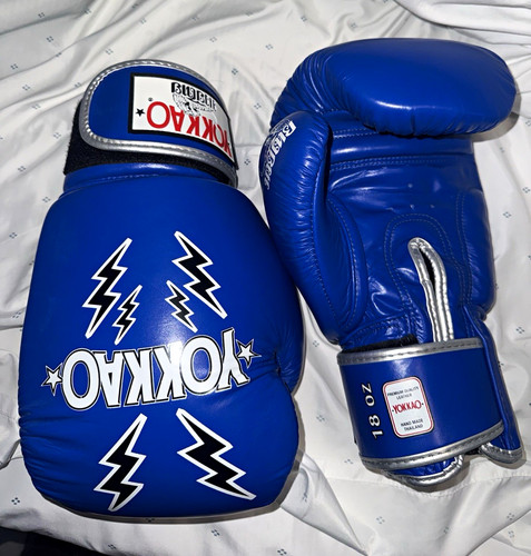Yokkao blue sparring gloves - yokkao,