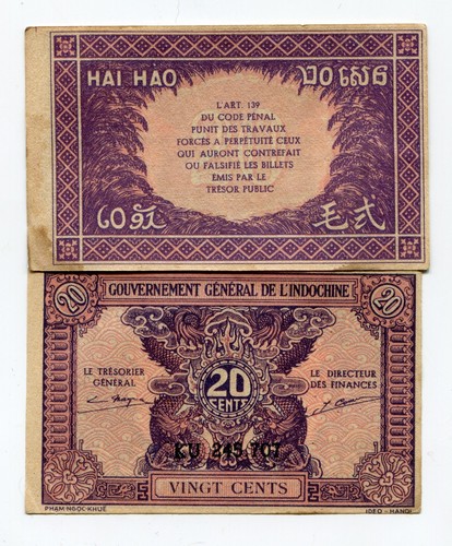 Indochine française 20 - p,