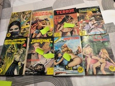 Lot de 8 BD divers Elvifrance ( Shatane, Terror, Baghera, série verte .....)