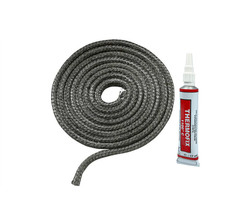 Kit de Joint Rond 7mm pour Poêle, Insert, Four (2M50 + Colle Haute Température)
