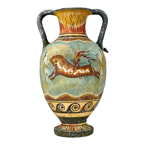 Vase minoen poterie peinture