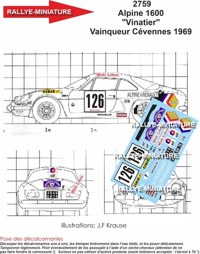 Decals ref 2759 alpine - 2759,