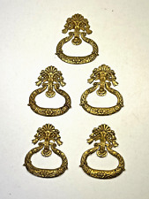 5 POIGNÉES DE COMMODE D'ÉPOQUE EMPIRE EN BRONZE XIXème
