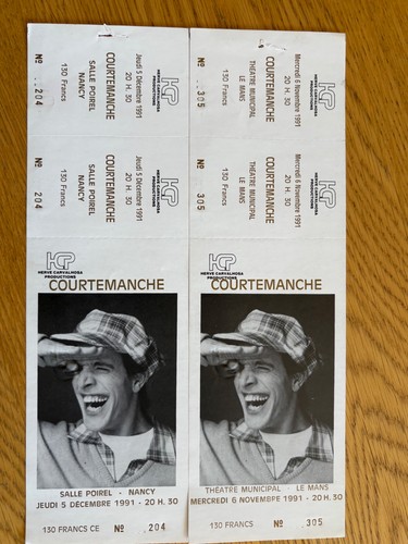 Lot billets de concert - billets,