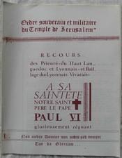 Templiers - Rare fascicule de
