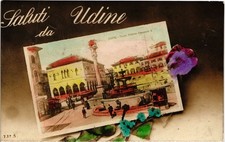 CPA AK Saluti da UDINE ITALY (397533)