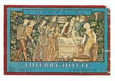 MCH21 Étiquette CHAMPAGNE BRUT Thierry HOTTE à BREMONT 51