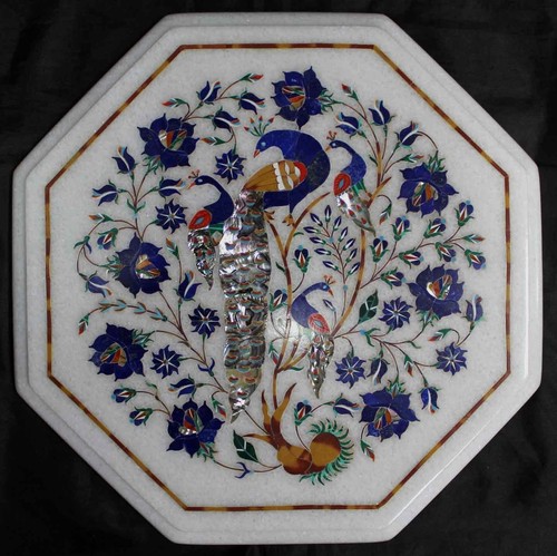 Handmade white marble coffee - handmade,
