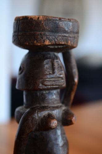 Statuette hermaphrodite dogon - statuette,