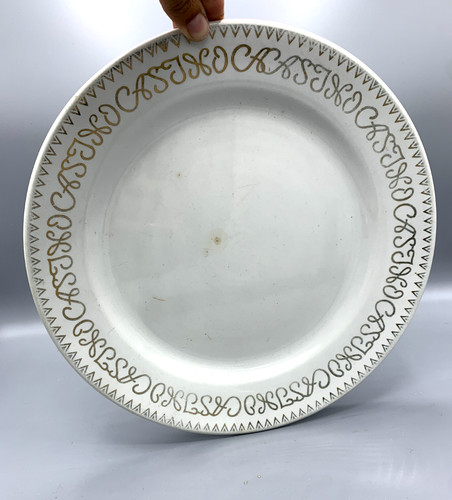 Grande assiette publicitaire