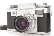 【PRESQUE COMME NEUF】 Appareil photo argentique Contax Zeiss Ikon IIIa avec ob...