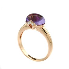 Bague En Améthyste Et Diamant