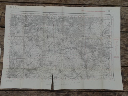 Ancienne carte etat major - carte,