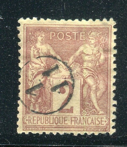 Superbe rare 85 cachet - &,