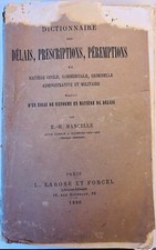 Dictionnaire des délais
