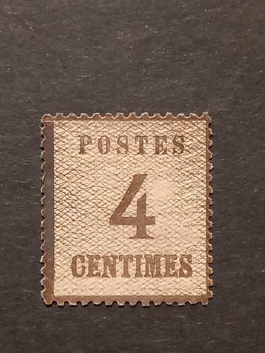 Timbre france alsace - timbre, lorraine