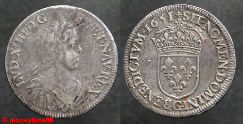 France louis xiv - xiv,, écu