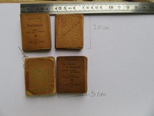 anciens livres minuscules -