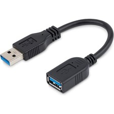 [USB3EXT6INBK] STARTECH.COM Câble extension rallonge USB 3.0 M / F 15 cm Noir