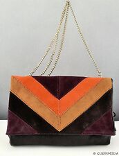 FREE Ship USA Chic Handbag GUESS Nakieta Satchel Bag Brown Lovely