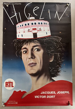 Affiche ORIGINALE  de concert Higelin cirque d'Hiver rare
