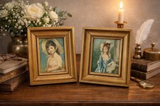 2 petits tableaux anciens —