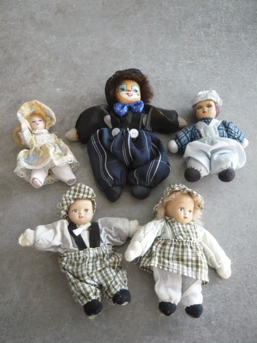 Lot petites poupees - lot, tete