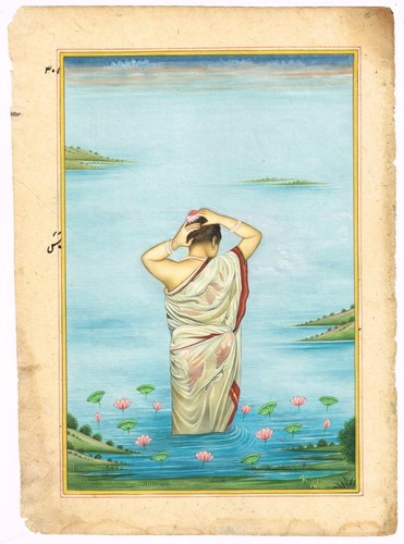 Peinture main belle - la,
