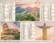 Calendrier Oller 2019 -