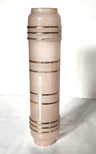 ABAT-JOUR - TUBE VERRE - ANCIEN - LUSTRE - LAMPE - ART DECO