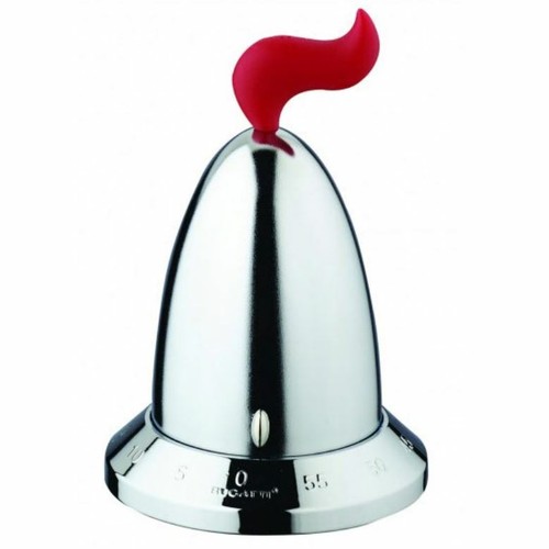 Minuteur chromé inox design - chromé,