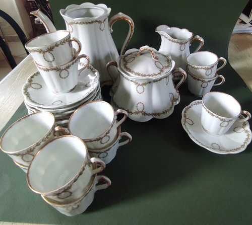 Service café porcelaine - service, en
