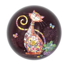 Presse papier sulfure verre