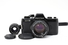 [Exc+5] Appareil photo reflex argentique Pentax auto110 noir avec 2...