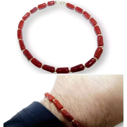 Bracelet pierre corail - en,