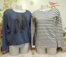 Lot vêtements occasion femme : Pull " It Hippi " Haut " IKKS " - T : 36 *