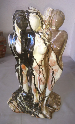 Sculpture abstrait statuette - sculpture,