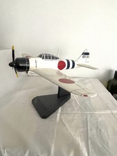 Mitsubishi A6M2 Zéro japonais BI144 avion en bois peint au 1:24 - Collector