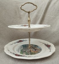 Serviteur Présentoir Plat à étages gateaux Modèle Obernai H. Loux Sarreguemines