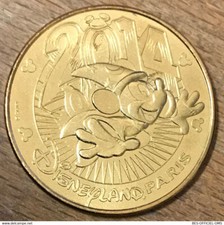 MDP 2013 DISNEYLAND MICKEY 2014 DISNEY MÉDAILLE MONNAIE PARIS JETON MEDALS COINS