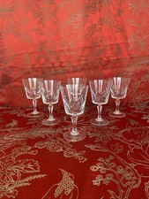 6 verres à vin blanc cristal d'Arques modèle SAUMUR