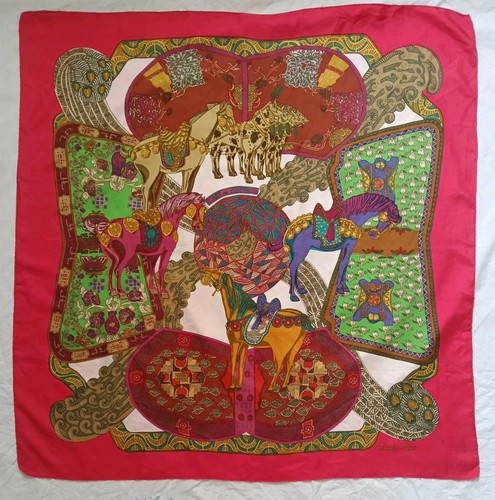 Foulard hermès titré art - foulard, des