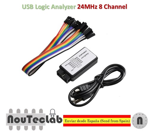 Usb logic analyzer 24mhz - logic, 8