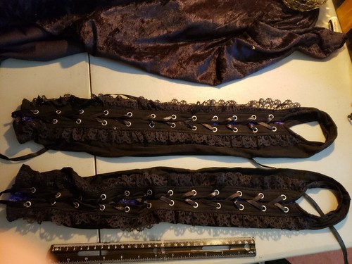 Pair black purple - black, &